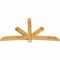Ekena Millwork Alberta Rough Sawn Timber Gable Bracket, Western Red Cedar, 96"W x 52"H x 4"D x 6"F, 13/12 Pitch GBW096X52X0406ALB00RWR - alternate 5